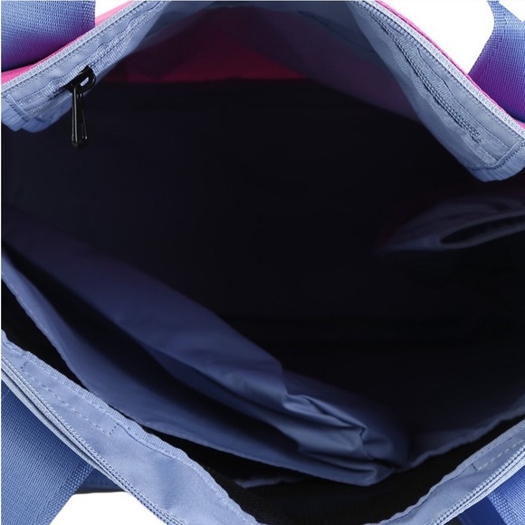 NIKE RADIATE TOTE BAG, BLUE/PINK, LARGE - Picture 8 of 8